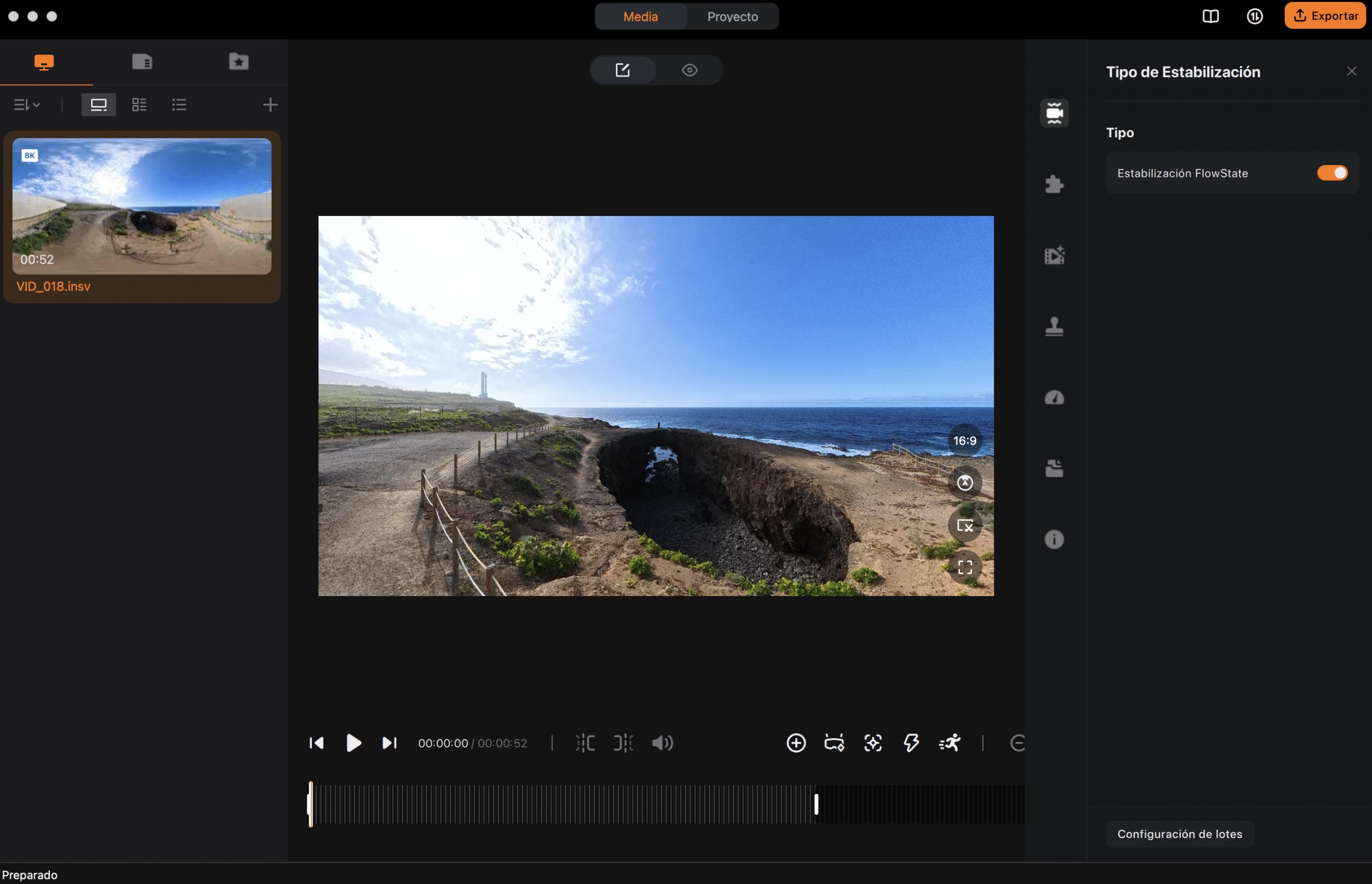 Panorámica Antigravity Profesional