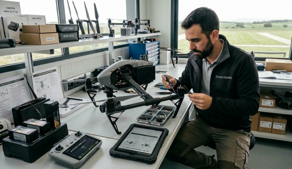 Mantenimiento de Drones y Modos de Vuelo: Guía + Checklist PDF