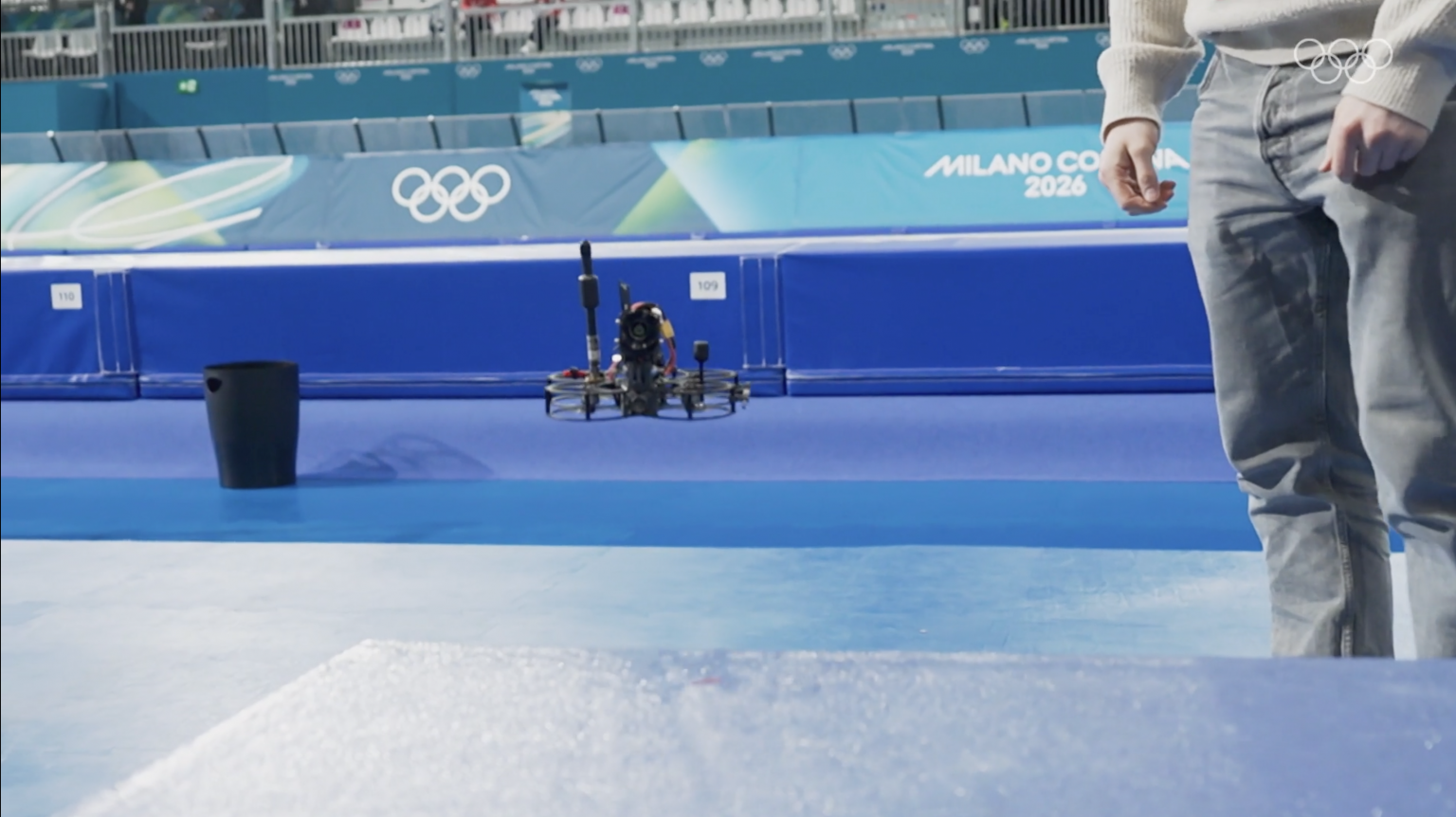 dron fpv usado en los Juegos Olímpicos